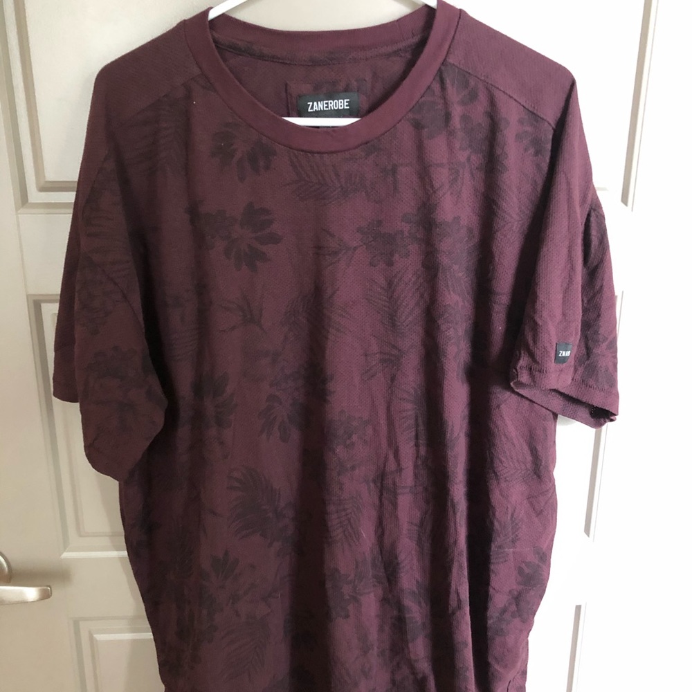 Zanerobe red T-shirt